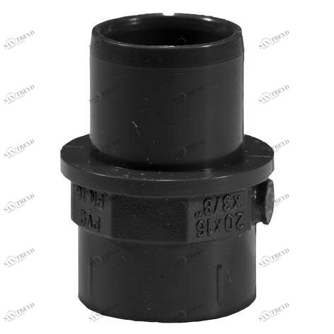 SANIT 852700210123254 Переход совместного ниппель, PVC-U, с клеем или рукав выхлопной трубы / резьбовой втулки 