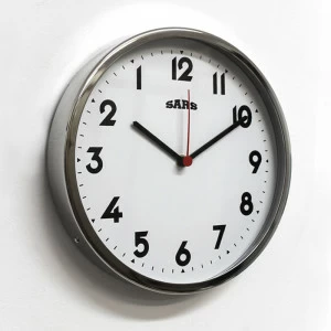 Часы настенные обратного хода серые Sars SARS ДИЗАЙНЕРСКИЕ 00-3967105 Серый