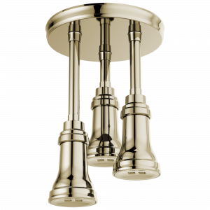 57190-PN25 H2Okinetic® Подвесная душевая лейка Raincan Delta Faucet Universal Showering Полированный никель