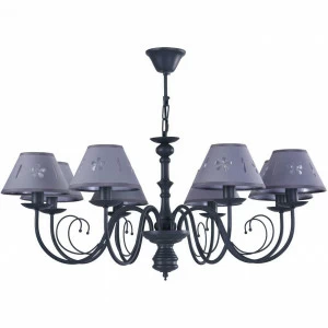 Подвесная люстра Freya Emily FR2537PL-08GR FREYA EMILY GRAY 187182 Серый