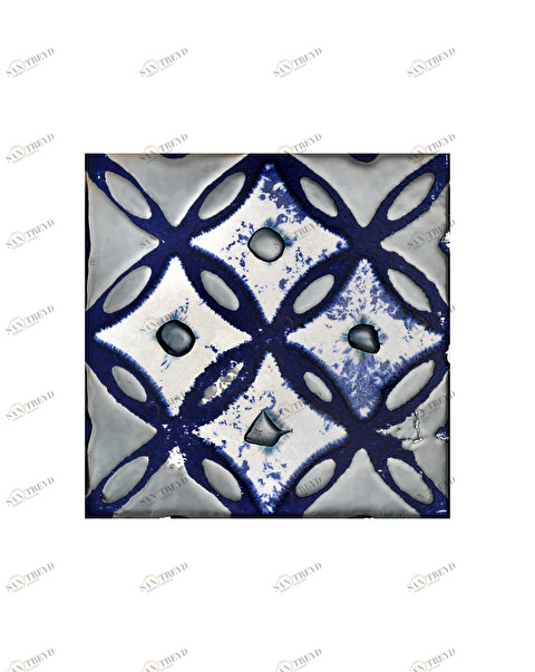 FLT-BLU Flora Tiles Blue Spring Devon&Devon FLTBLU