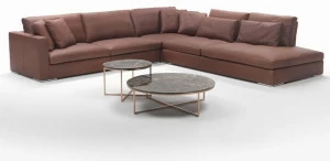 Marelli Секционный угловой диван в коже