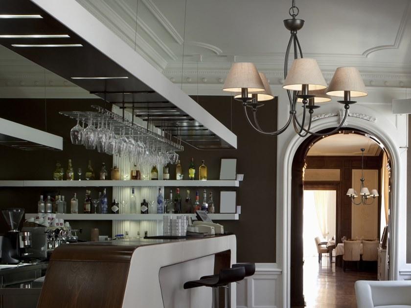 Gibas Люстра из стали и ткани Rocco 923/10 - 923/5 - Вид №3