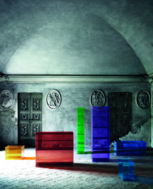 Glas Italia Открытый отдельно стоящий стеклянный книжный шкаф sun-id-1443765 - Вид №2