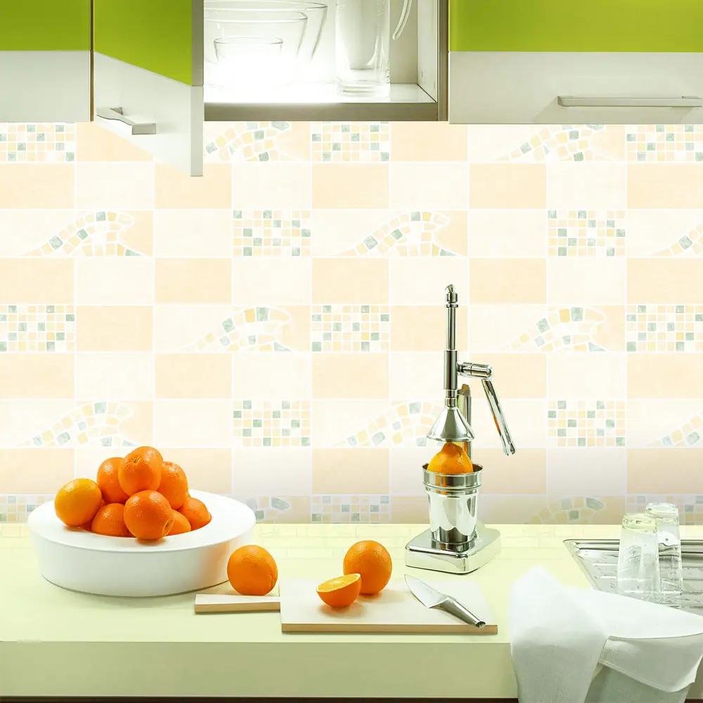 Обои виниловые Erismann Ceramica бежевые 0.53 м 1484-4 STLM-2124651 - Вид №5