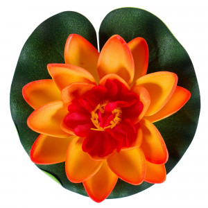 18632137 Фигура садовая для водоёмов «Яркая кувшинка» 10 см