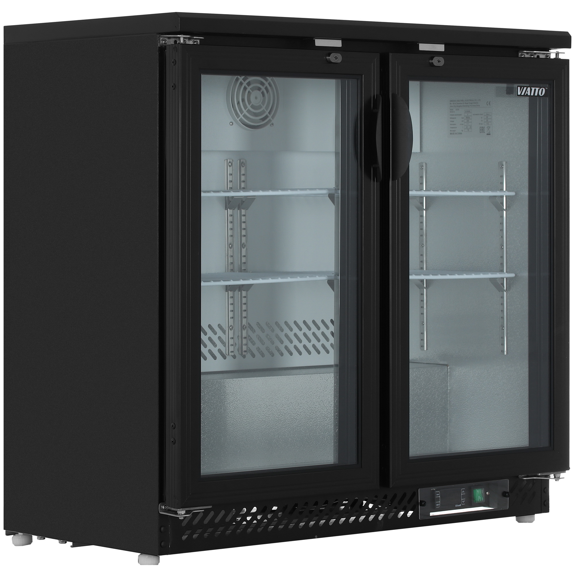 9011519 Холодильная витрина   Viatto SC250 черный STDN-0115633