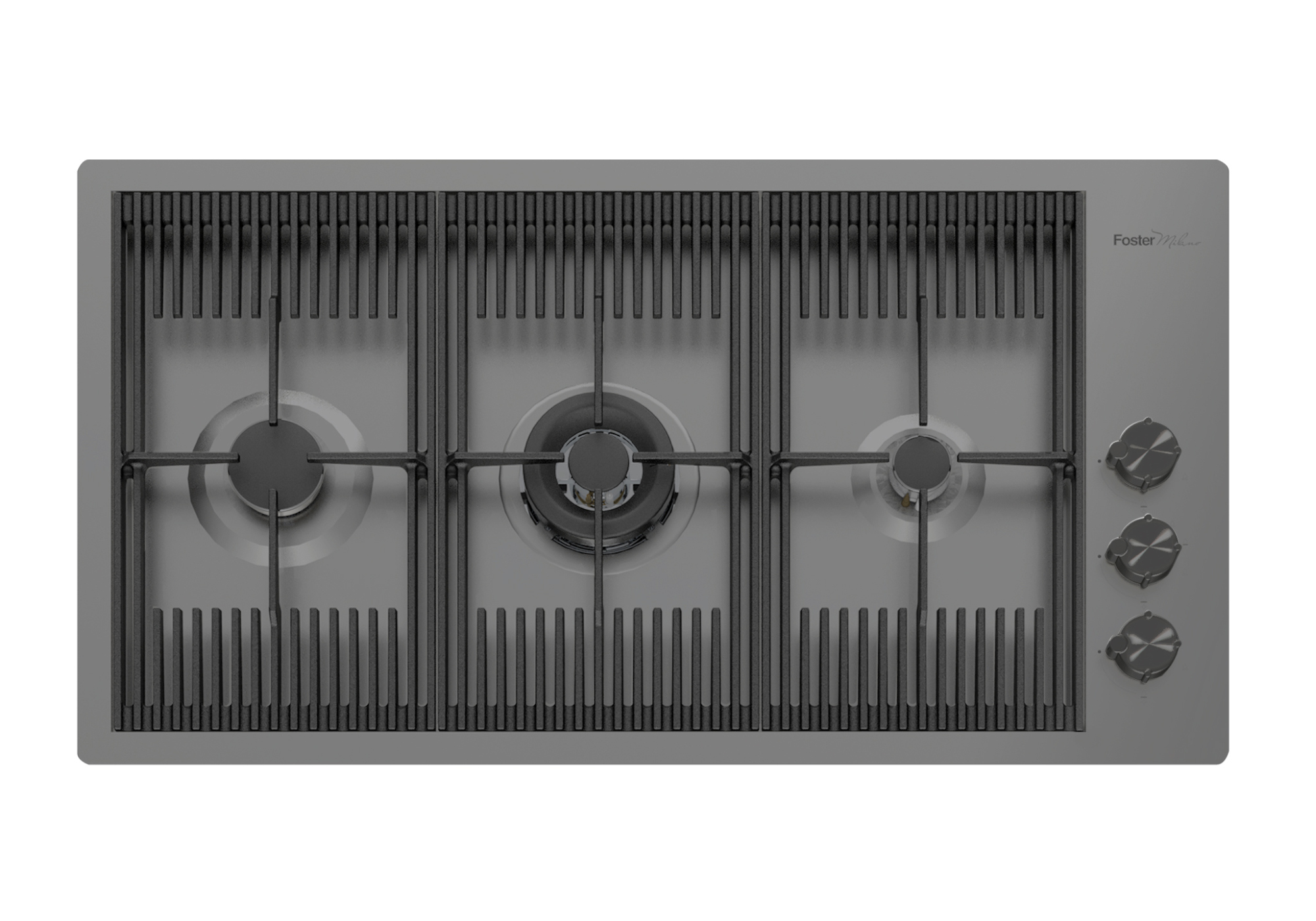 7680006 Варочная панель Milanello Gun Metal - 7680 006 Fosterspa 
