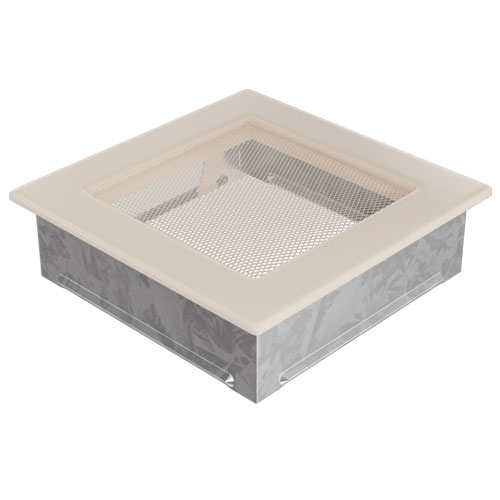 Вентиляционная решетка Kratki 17х17 (кремовая) 4139 - Вид №1