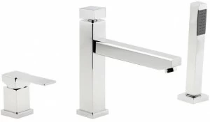 Rubinetterie Mariani Комплект для ванны на 3 отверстия с ручным душем Polar 237-pa