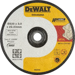 Диск отрезной по металлу тип 42 Dewalt 230x22.2x3 мм 84844728 STLM-2202091