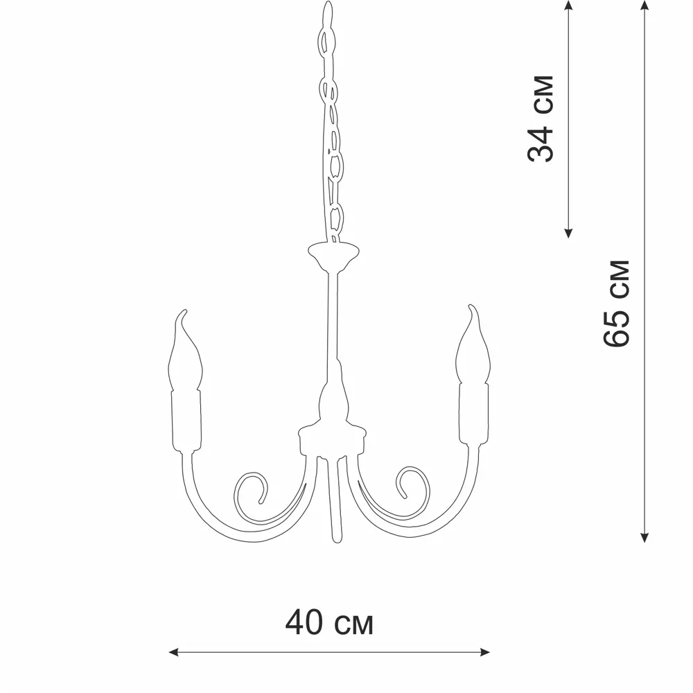Люстра Vitaluce Blanca — классическое освещение для высоких потолков 16442305 STLM-0006852 - Вид №12