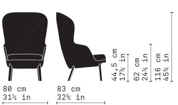 Кресло bergère с подлокотниками Very Wood ARCH-00005461 - Вид №3