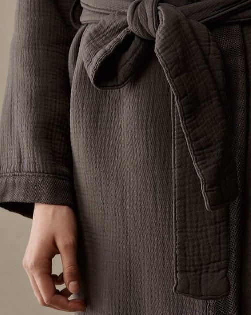 Society Limonta Халат-кимоно из мягкого хлопка с двойным лицом Kur sun-id-1424193 - Вид №2