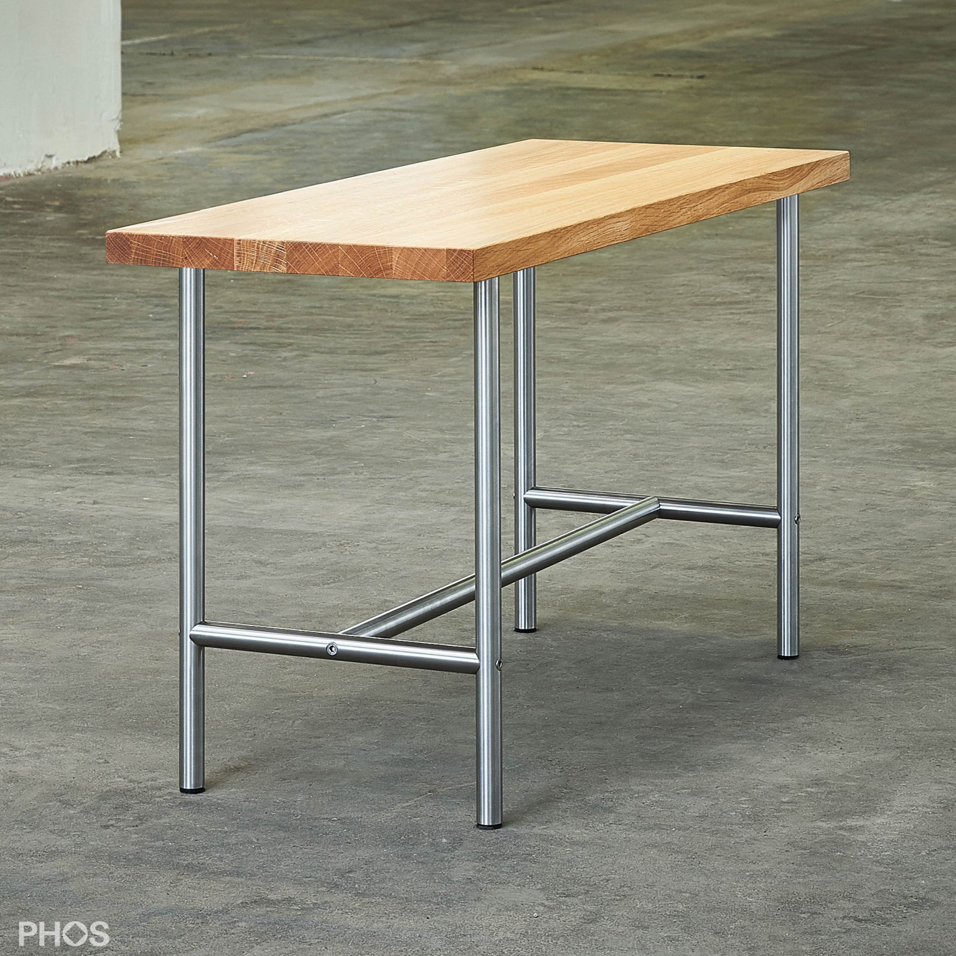 SiB800-Eiche Скамья с сиденьем из массива дуба, ширина 95 см. PHOS  - Вид №2