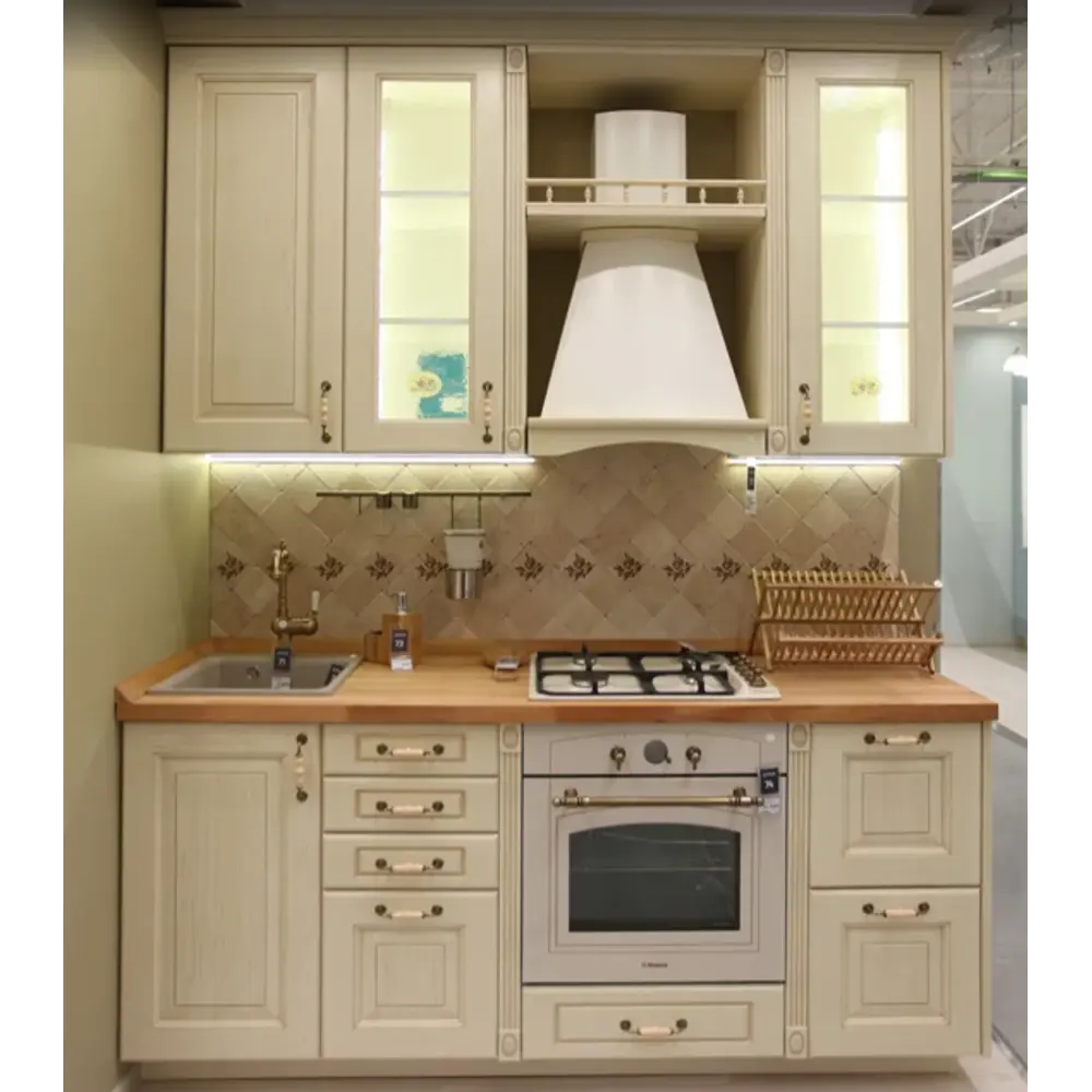 Карниз для кухонного шкафа Невель Delinia ID 220x4 см МДФ/шпон ясеня цвет кремовый 82310152 STLM-2047475 - Вид №5