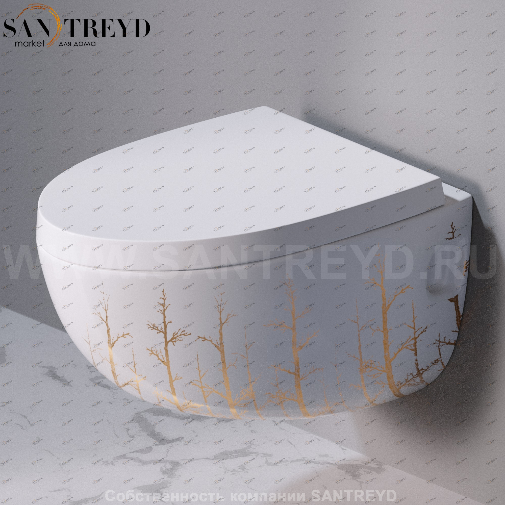 S511.405G Подвесной унитаз настенный Белый A. e T. Italia OVAL Италия AeT ITALIA