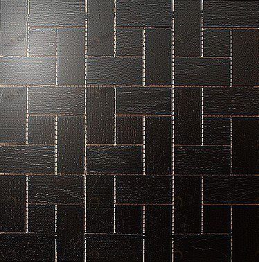 Мозаика и 3D панели из дерева Da Vinci Мозаика Ritmo Ebon 075 Дуб Селект (Гладкая) 324х324 мм 1301100075