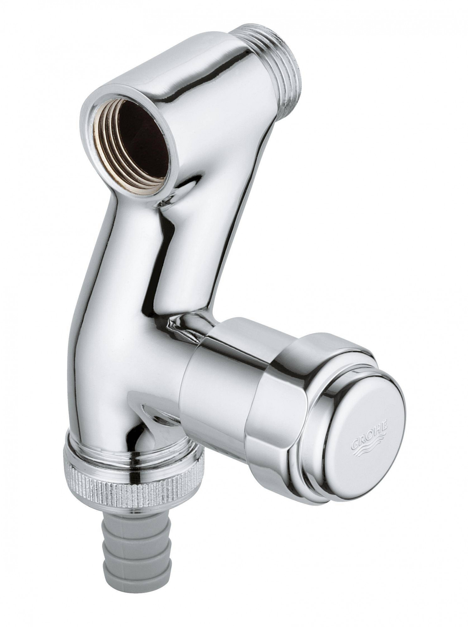 Двойной вентиль GROHE Eggeman Elektro, хром (41110000)