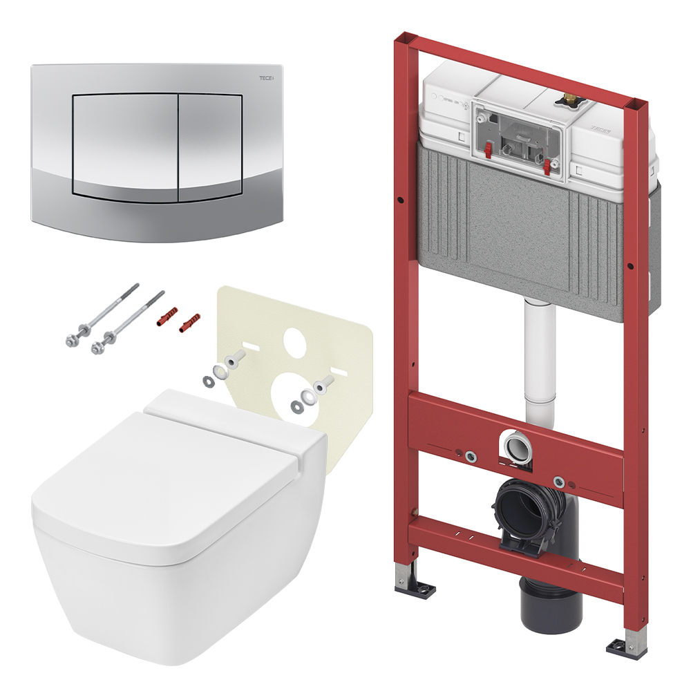 9400405.WC2 Комплекты из инсталляций, панелей смыва и унитазов one Tece 