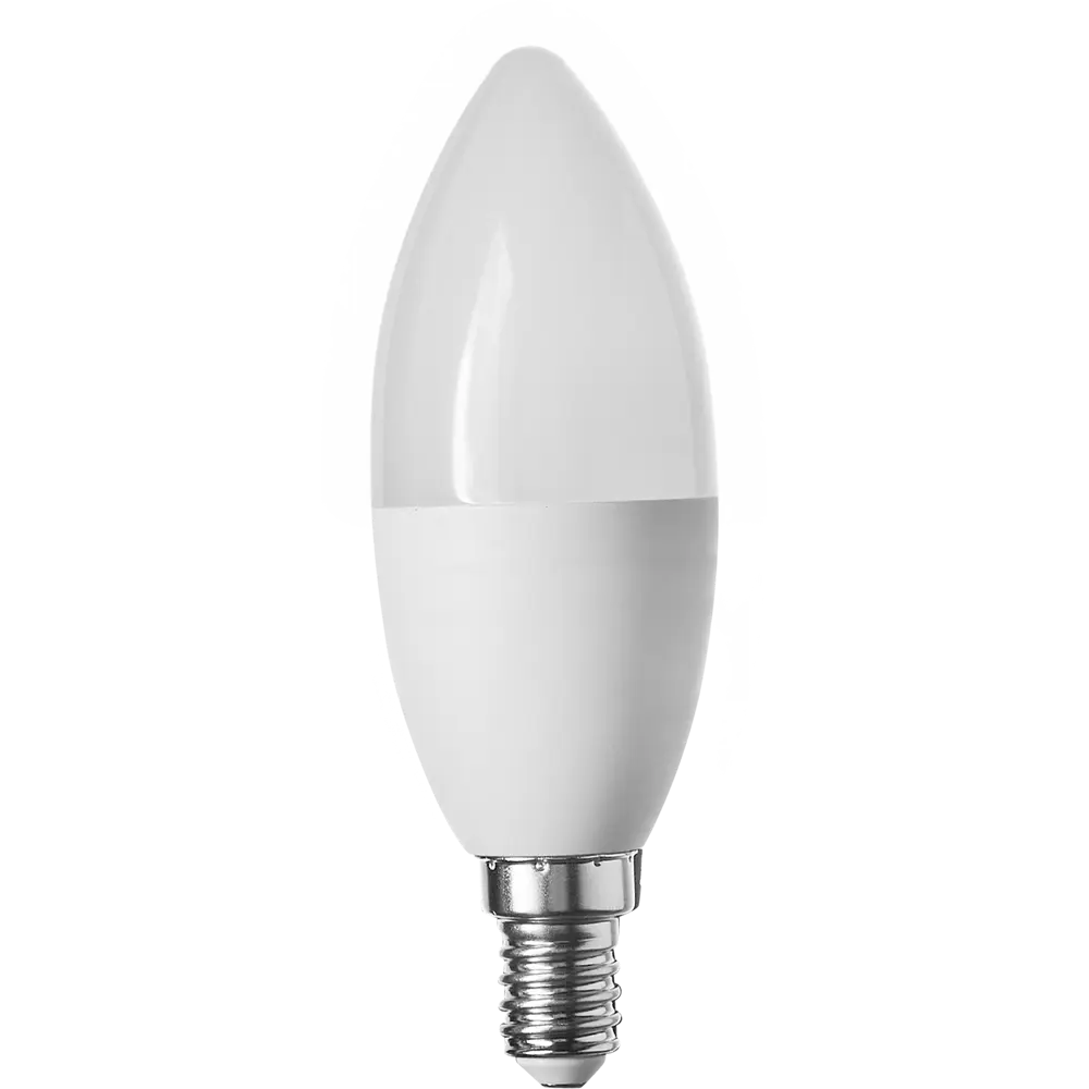 Лампа светодиодная Osram E14 220 В 8 Вт свеча 806 лм тёплый белый свет 82056866 STLM-2081151  - Вид №1