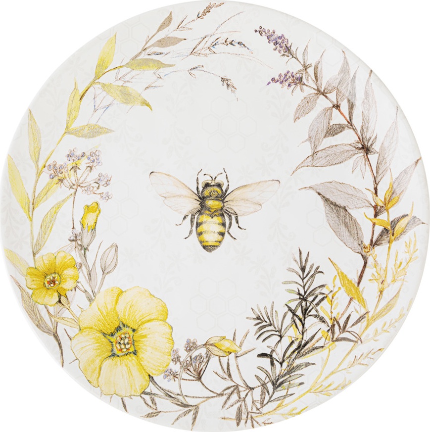 10671415 Certified International Тарелка обеденная Certified Int. Пчелки 27см, керамика Керамика 