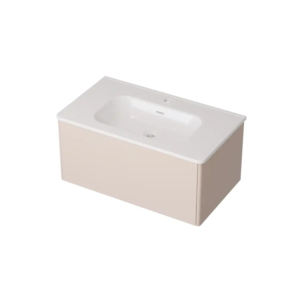 Тумба под накладную раковину в ванную комнату Берген подвесная 80 см цвет эспрессо 89465270 STLM-2186257 Santreyd