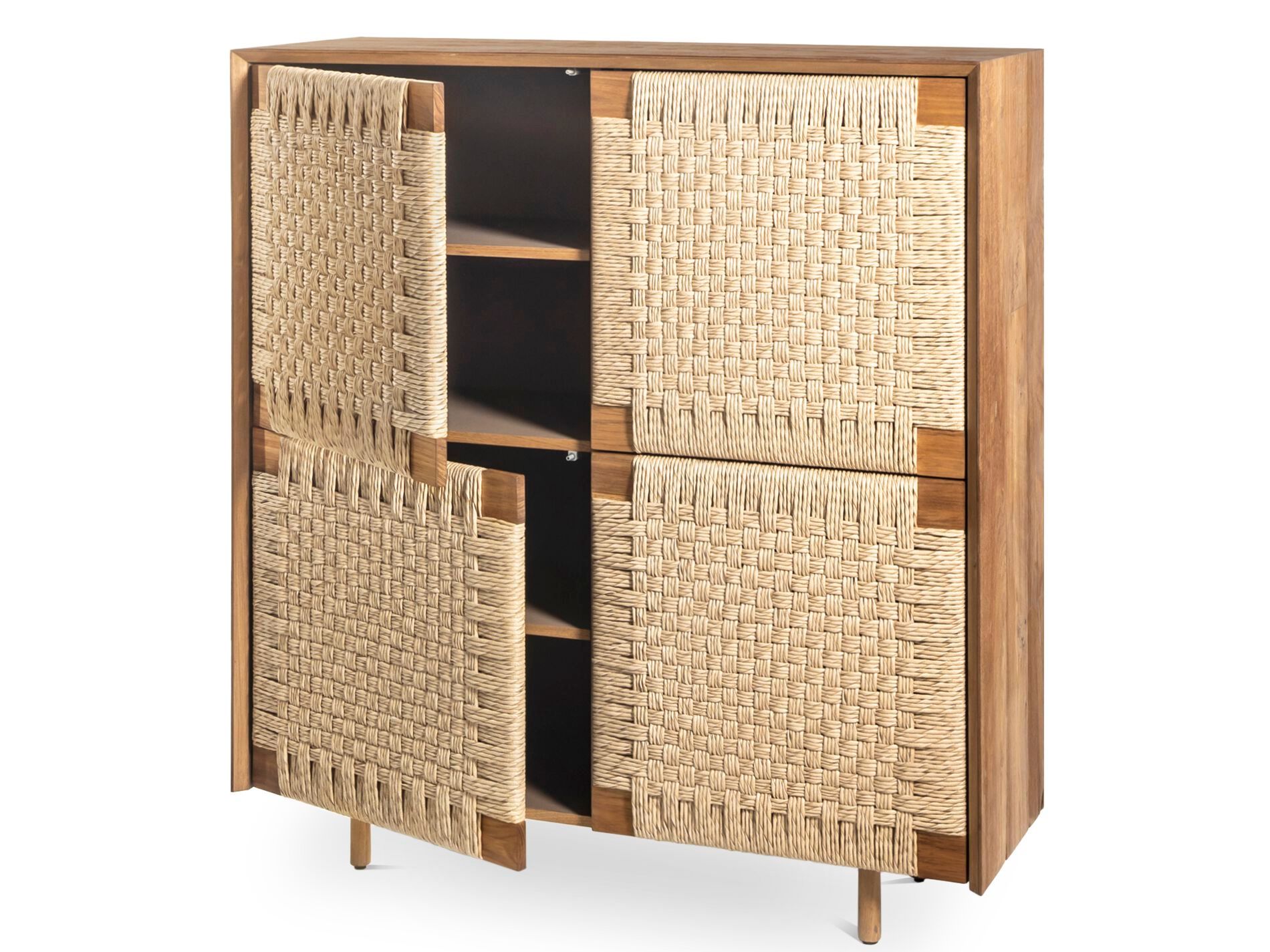 Шкаф из ротанга с распашными дверцами Pilma Virotec ARCH-00103507 - Вид №1