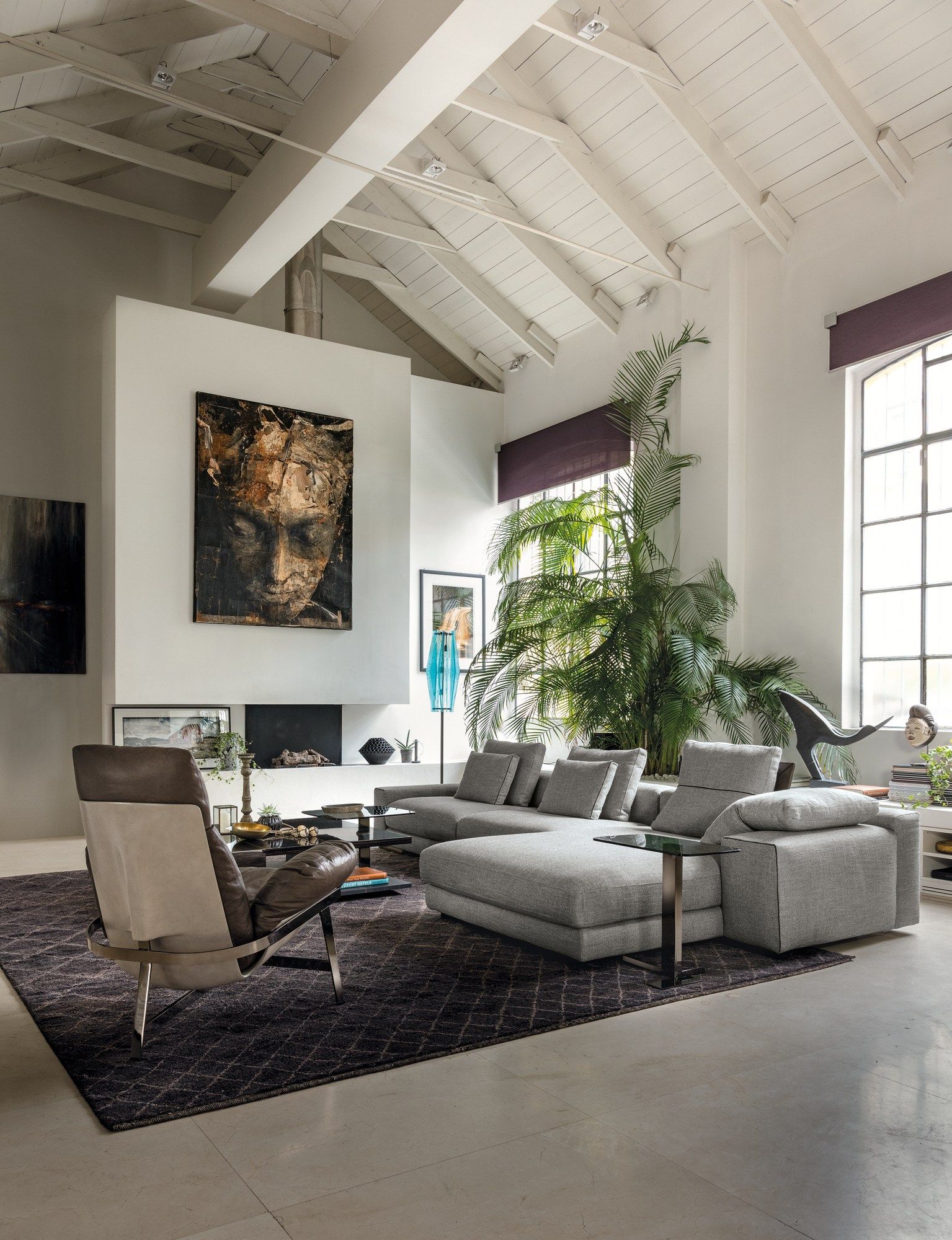 Тканевый диван с полуостровом Arketipo ATLAS ARCH-00034884 - Вид №1