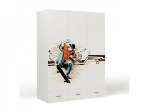 Шкаф ABC-KING 3х дверный Extreme Skate