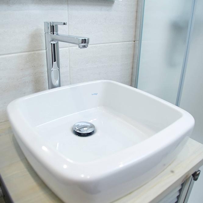 Раковина-чаша Sanitana UP, квадратная 39 S10084450400000 (UPLMQ0E)  - Вид №2