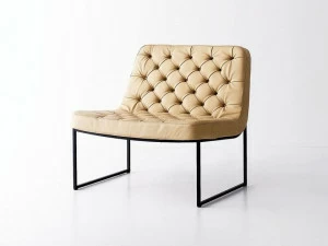 arflex Стеганое кресло-санки, обитое кожей