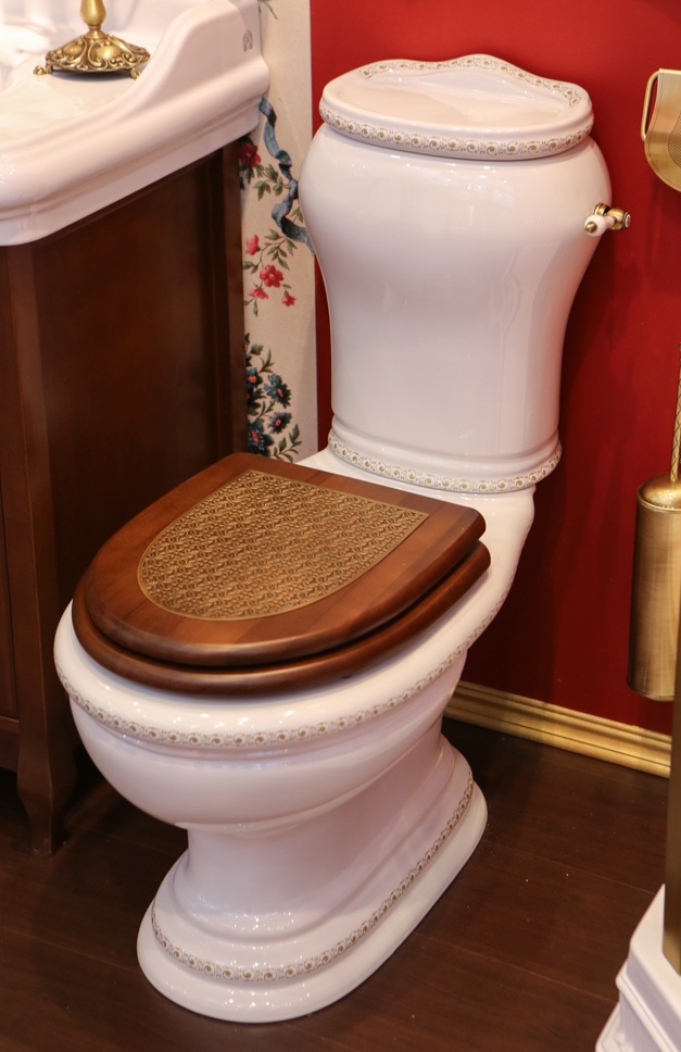 ML.MLD-25.701.BI/ML.MLD-25.708.BI/ML.OLV-29.012/ML.OLV-29.015/ML.RIC-29.040.BI.CR Напольный унитаз Migliore Milady - Вид №6