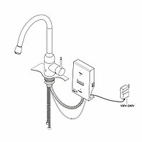SКN-O3-07-SN Смеситель-озонатор Kona Ozone со встроенным краном для питьевой воды, низкий излив Konaozone  - Вид №4