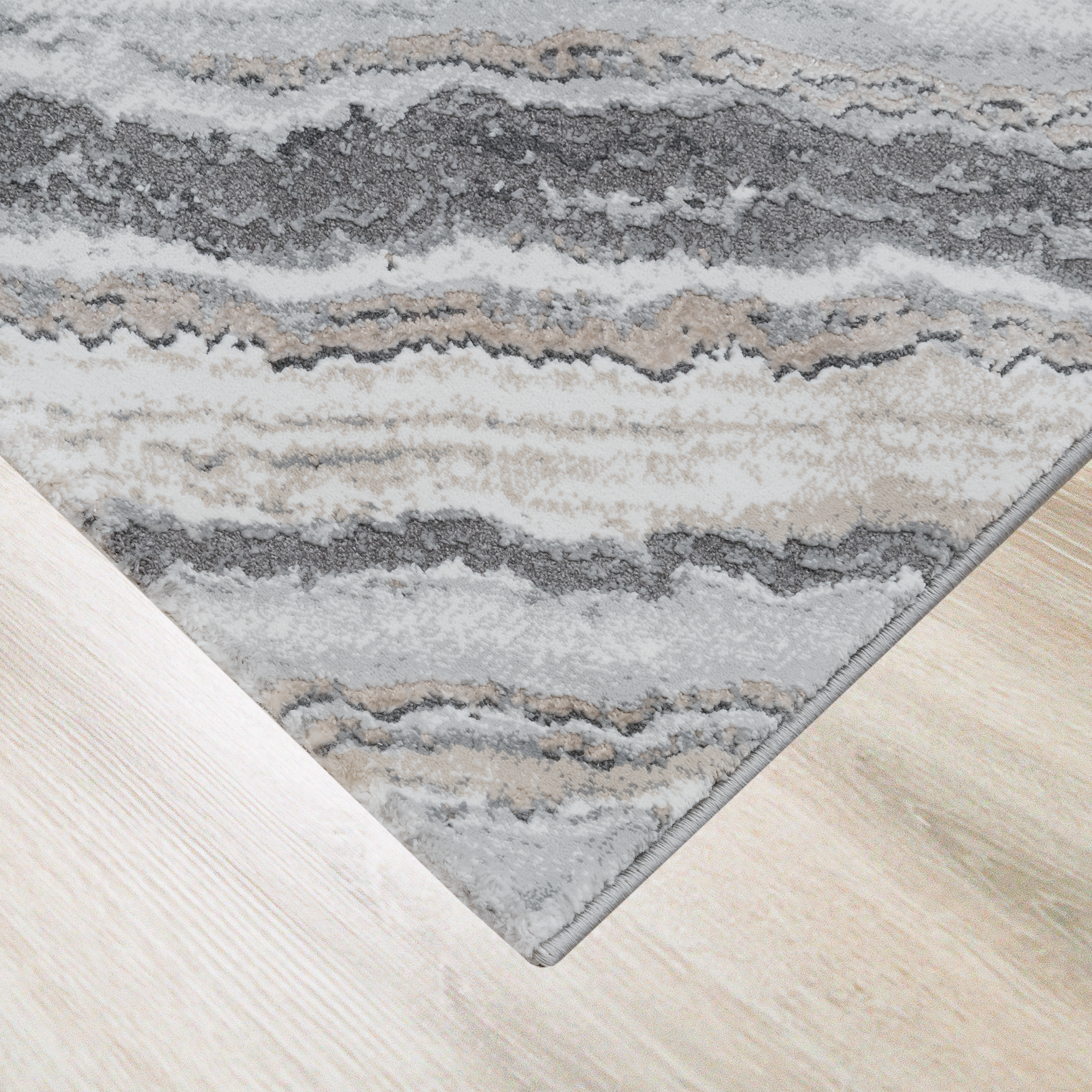 82656418 Ковер полиэстер Granada 33368 80x150 см цвет серый STLM-0032939 Santreyd  - Вид №1