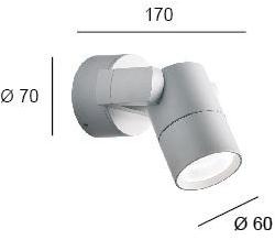 Terzo Light Точечный светильник из алюминия  V4143700/v4143701  - Вид №2