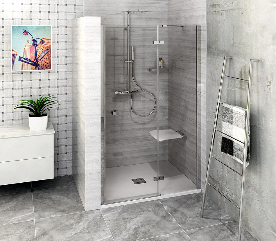 FL1480L Polysan Ширмы для душа FORTIS LINE 