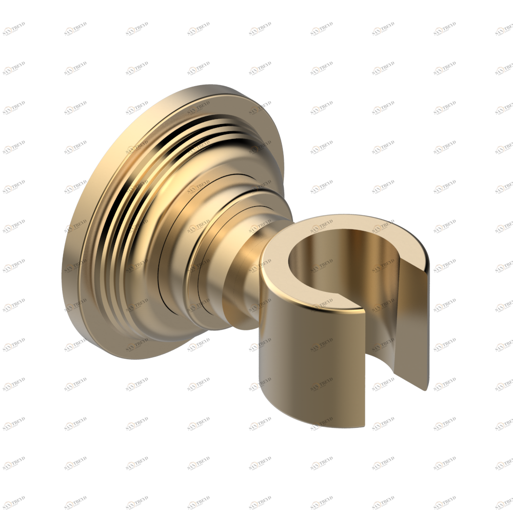 U9S-53F Кронштейн стационарный встраиваемый в стену Thg-paris Grand central с ручками-рукоятками с белым ониксом Matt Umber PVD U9S 53F CAT.F