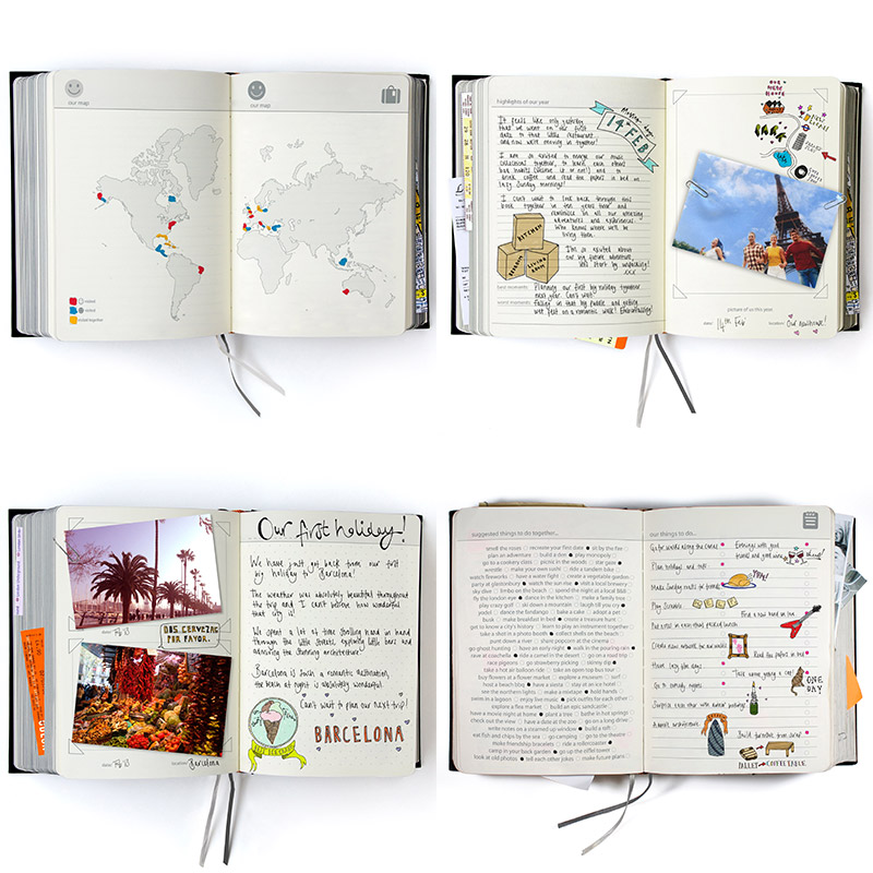 Дневник для двоих Our life story черный SUCK UK SKOURLIFESTORY1 - Вид №2