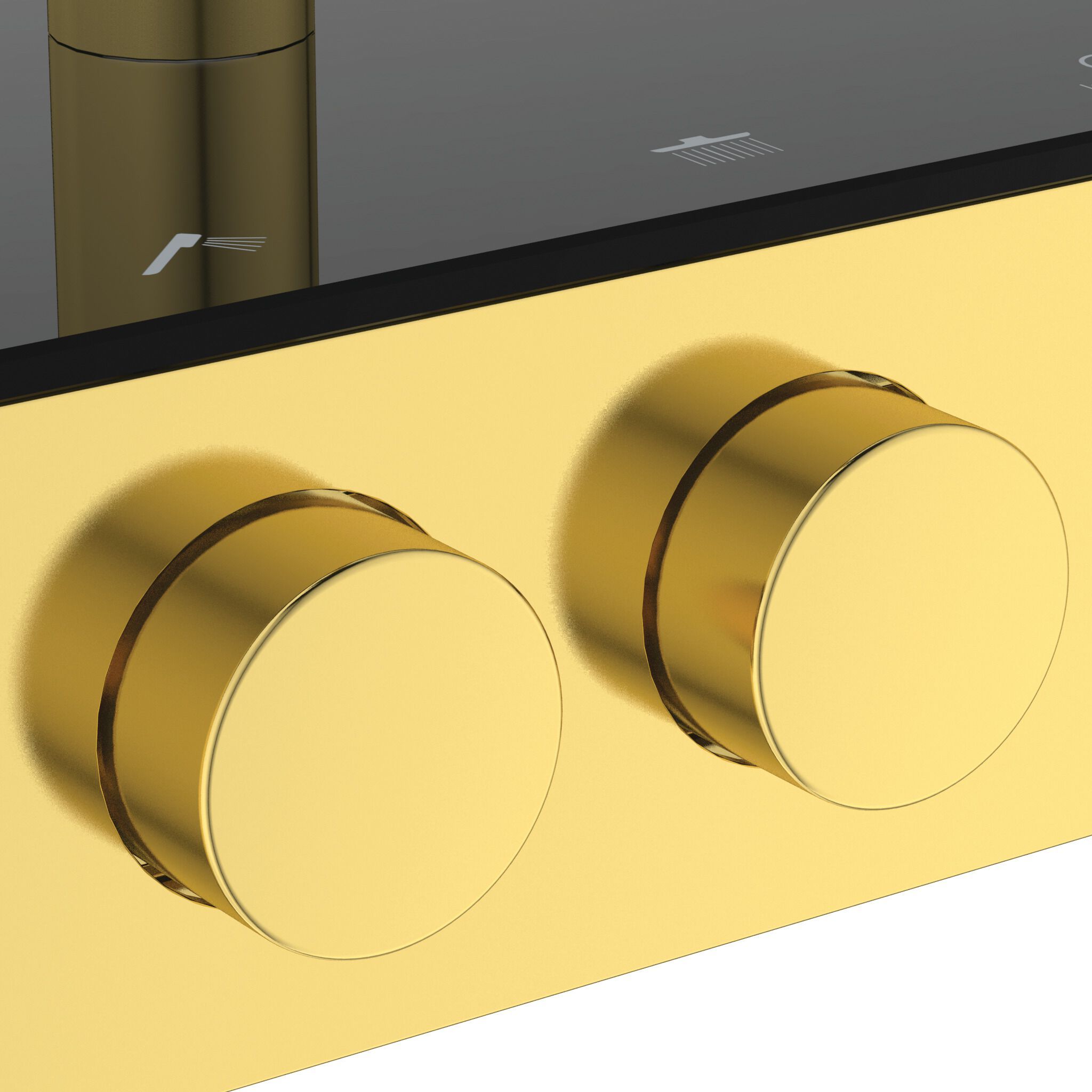 Настенная термостатическая душевая колонна с ручным душем Ideal Standard Ceratherm Solos ARCH-00123987 - Вид №2