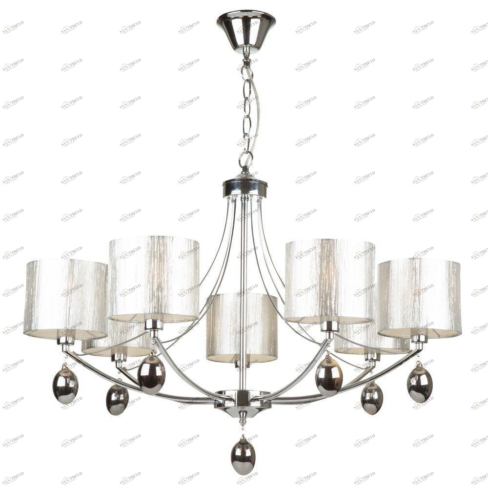 Подвесная люстра Freya Silinda FR5026PL-07CH FREYA SILINDA 279388 Серебро 