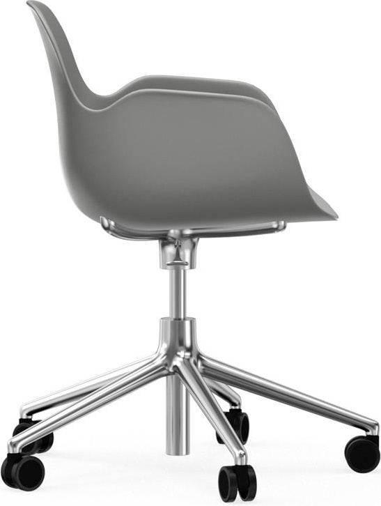 606141 Кресло Swivel 5W Gaslift Alu Grey Normann Copenhagen Form - Вид №2