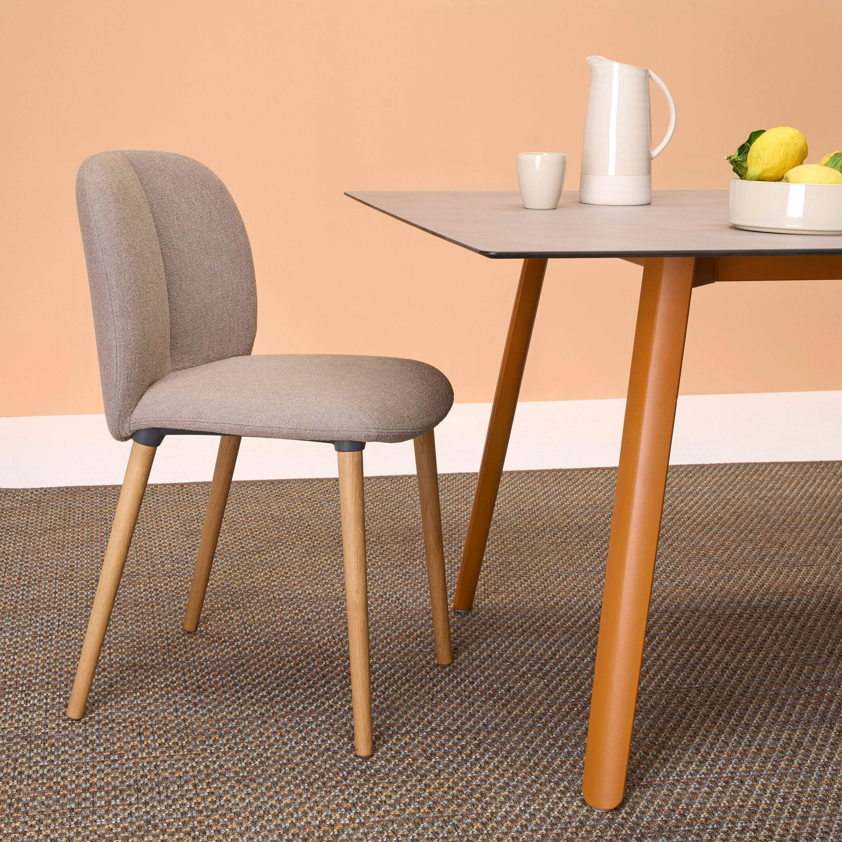 Тканевый мягкий стул с деревянными ножками S-CAB Mentha ARCH-00093747 - Вид №4