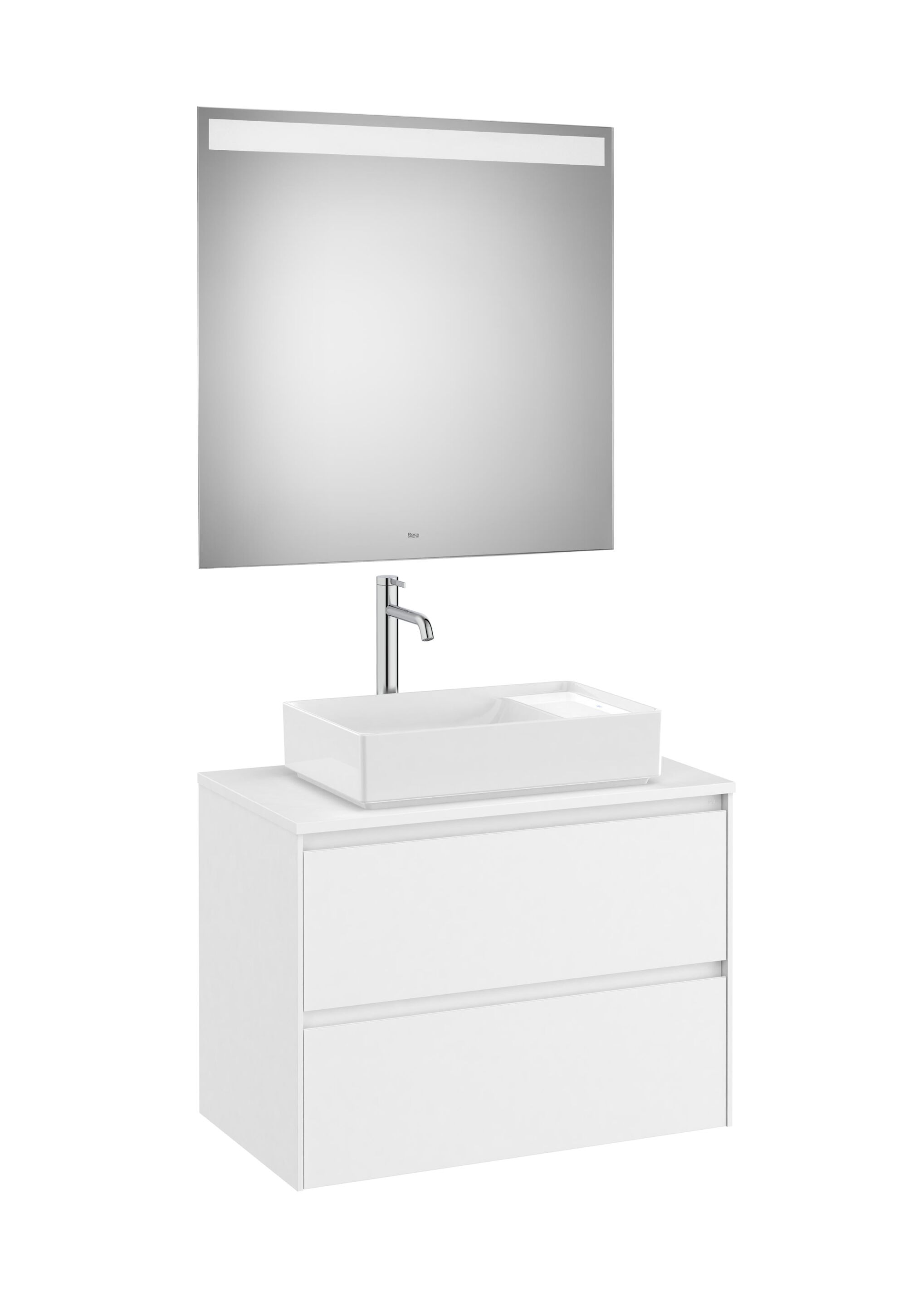 Деревянный одиночный умывальник с зеркалом Roca Ona ARCH-00036665 - Вид №12