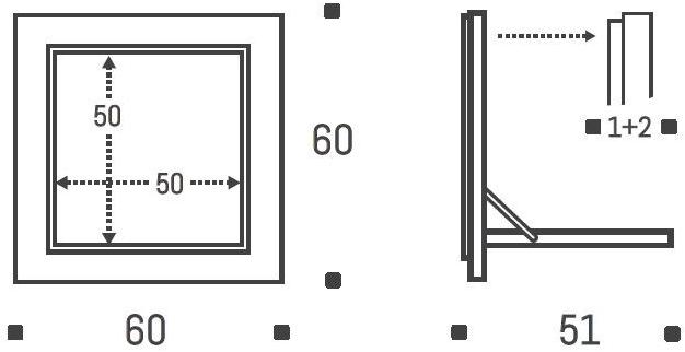 AMBIVALENZ Настенный кухонный стол из фанеры Fläpps kitchen table Fl170003 - Вид №2