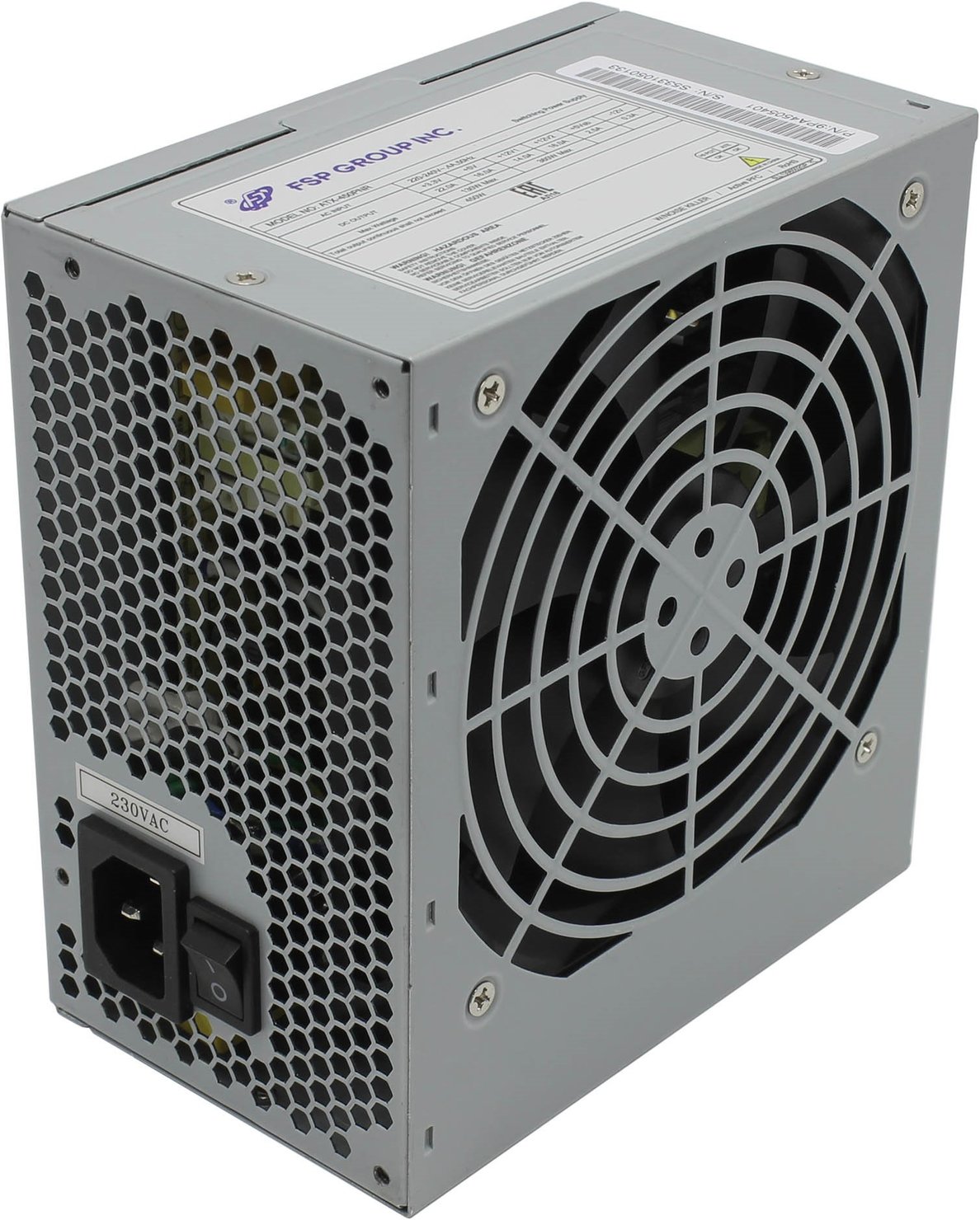 ATX-450PNR Power supply 450w, atx, 120mm, 3xsata, 2xpci-e, apfc FSP Santreyd  - Вид №1