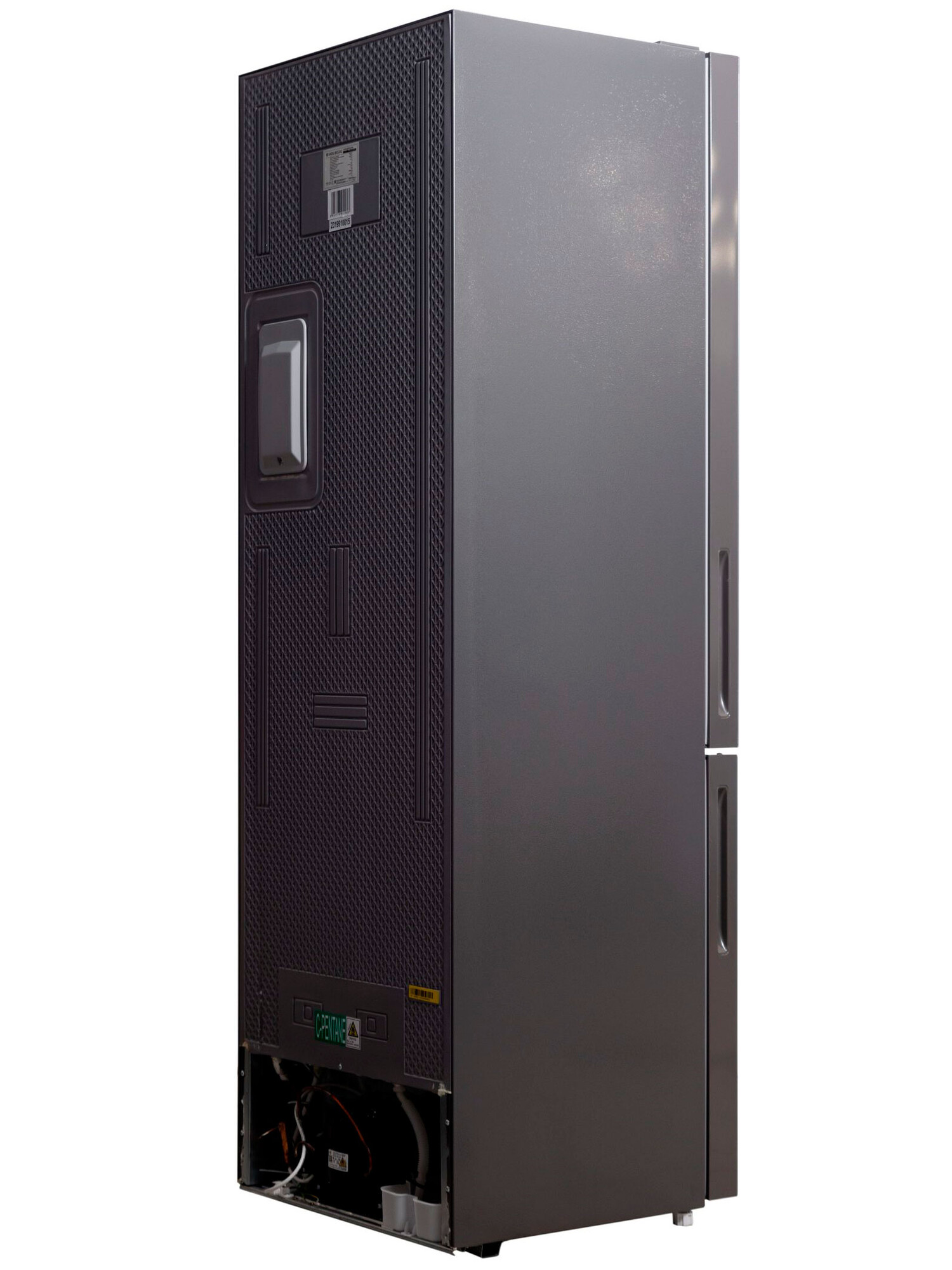 9141910 Холодильник с морозильником   HOLBERG HRB 2001NDGS серый STDN-0035686 - Вид №4