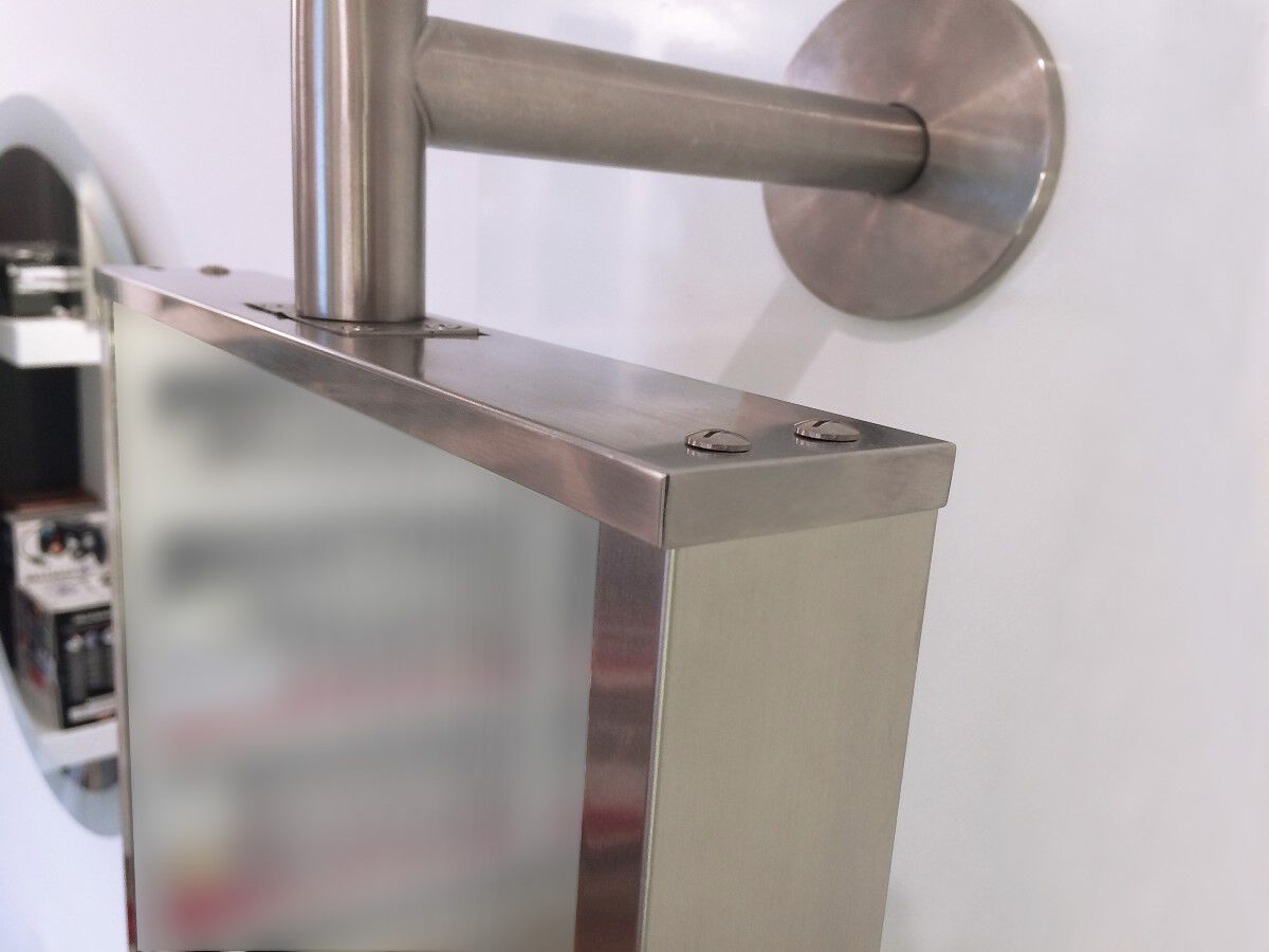 Вращающееся прямоугольное зеркало со встроенным освещением Spekkio Turnable LED ARCH-00131464 - Вид №2