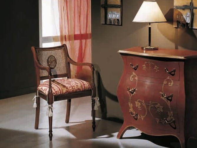 Соломенный стул с подлокотниками Arvestyle Клеопатра ARCH-00012616