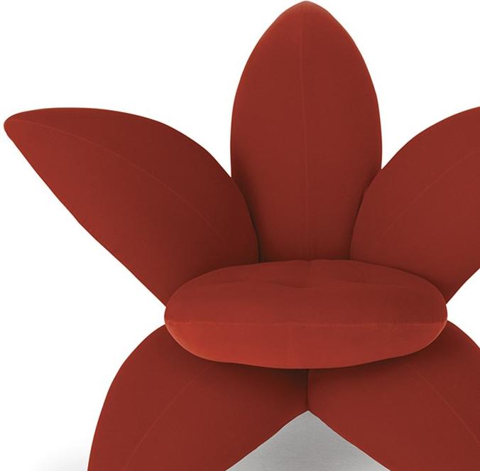 edra Бархатное кресло с подлокотниками  Flwg10  - Вид №1